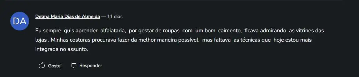 Depoimento Alfaiataria 5